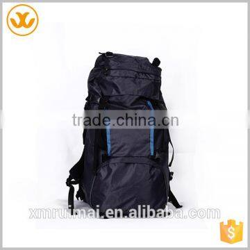 Custom high quality cheap oxford black camping 40l backpack