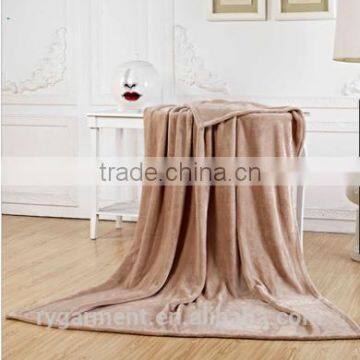 2014 new design of the 100%polyester blanket knit babi luxuri sofa throw blanket