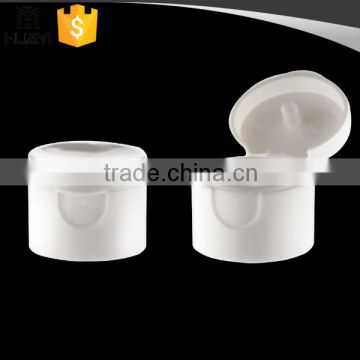 24/410 good quality white color plastic flip top cap for plastic bottle