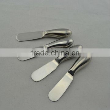 Set of 4pc cheese knives set with Rounded Handle