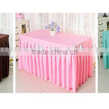 Wholesale factory direct sale rectangle shape trendy banquet table cloth