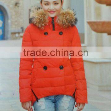 Factory Directly Sale Woman Winter Jacket,winter woman stock short jacket