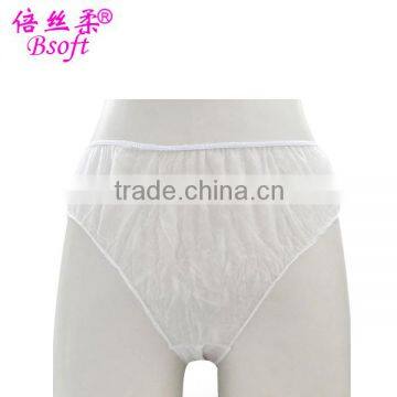 Ladies Disposable White Briefs