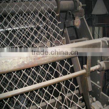 galvanized/pvc diamond wire mesh