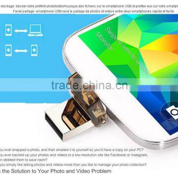 2016 High Quality Custom Otg Usb Flash Drives Shape Usb Mini Otg Flash Drives photo-2