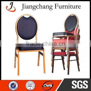 Chinese Round Back Restaurant Used Stacking Chair JC-L10