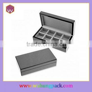 high quality wooden gift collection box with 8 compartments