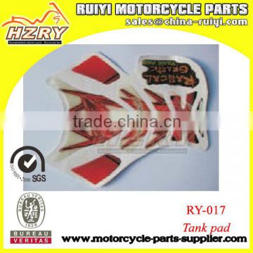 Motorcycle tank pad