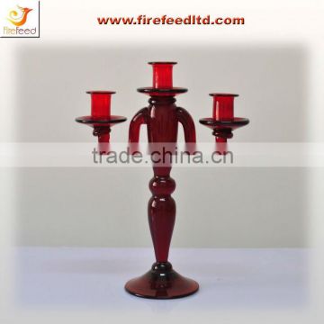 Glass Candle Holder