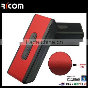 Ricom Leather mobil phone speaker,PU outdoor speaker,1200MAH waterproof speaker-BSP-230--Shenzhen Ricom