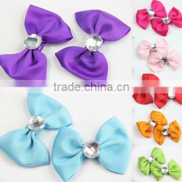 Crystal Hair bow clip Child Alligator clips CN013