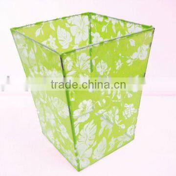 PVC plastic trash can trash bin dustbin-8