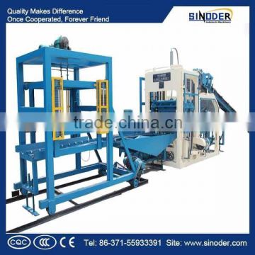 Sinoder Brand Brick Molding Machine Processing and Fully Automatic cement Concrete block Brick Making Machine