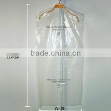 PE garment bag cover protecting