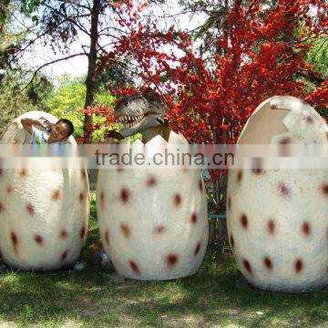 Animatronic dinosaur eggs