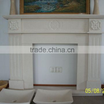 Sandstone Fireplace,