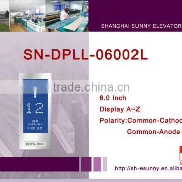 outdoor lcd display/flip dot display/lift cabinet display/elevator display/SN-DPLL-06002L