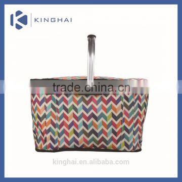 custom picnic basket/weaving picnic basket/collapsible picnic basket