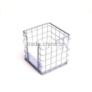 B8701J factory supply accessories metal mesh desktop memo organizer promotional holders