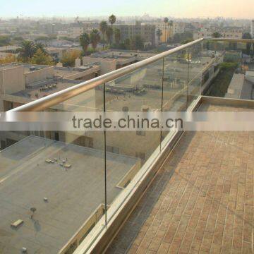 Balcony glass balustrade YG-B1133