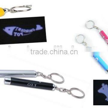 Winod Flashlight Keychain LED Laser Pointer cat toy