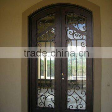 swinging iron door