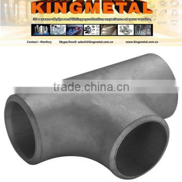 INOX STEEL PIPE FITTINGS SMLS TEE A403 WP304 2 INCH SCH40S .