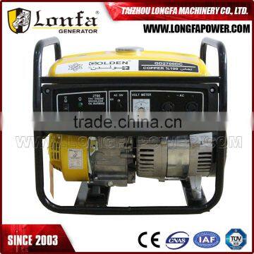 High quality hot sale air-cooled Generator 220v Portable Generator,3Kw gasoline generator ohv