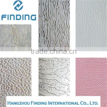 Embossing sheets, embossed metal sheet decorative home use, stainless steel embossing plate