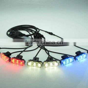 CAR LED STROBE LIGHT,DASH LIGHT (SR-LS-130-8), 0.5W TOP BRIGHT LED