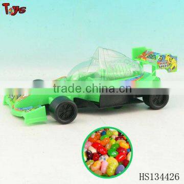 pull line BEN10 F1 with light candy plastic toy