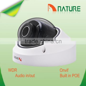 full HD P2P Vandalproof dome 1.3MP 960P IP camera