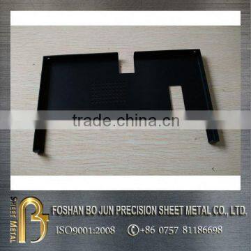 China supplier cnc machinery customized sheet metal iron black powder coated parts for enclosure