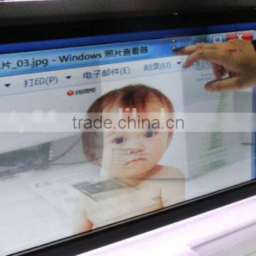 half size transparent touch screen