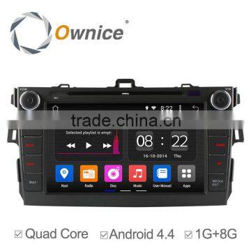 Ownice c180 Car stereo car dvd player for Toyota Corolla 2006-2011 with GPS,IPOD,TV Function video AUX