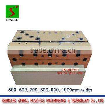 WPC big size Wide hollow door floor panel board mould/die tool