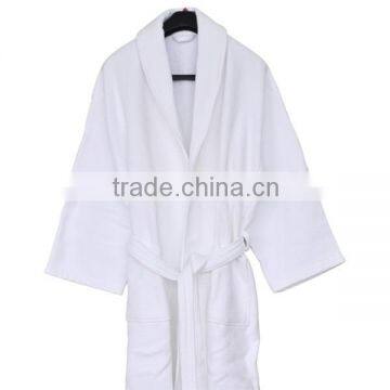 Plain Simple Design Bathrobe Cotton Velour Bathrobe