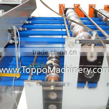 Large Construction Glazed Tile Roof Use and Double Forming Machine photo-5
