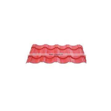 Glazed Metal Roof Tile Sheet / Corrugated Roofing Tile For Sale