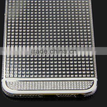 Pt Plating Housing for IPhone 6 Plus 6+ Full Crystal Edition, Accept Customize and Inlaid Real Diamond photo-3
