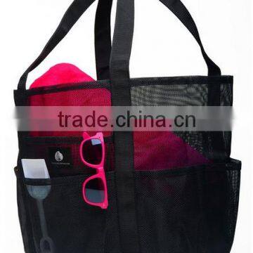 2015 professional mesh beach bag made in China