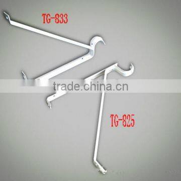 White metal shelf support brackets,closet rod holder bracket,Jiaxing, China, Manufactor