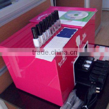 Nail art printer nail station