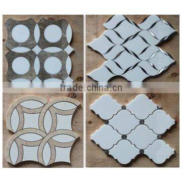 Carrara White Mosaic Tile Pictures Prices photo-5