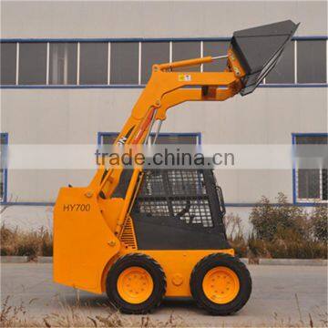 New Useful Chinese Skid Steer Loader With 4 in 1 Bucket