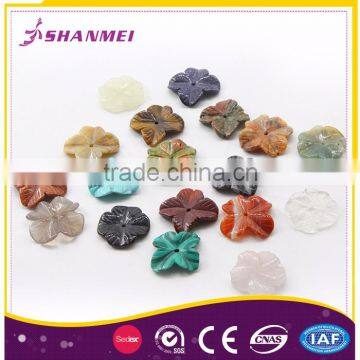 Strict Time Control Manufacturer Nature Stone Carved Pendants And Charms