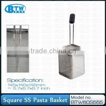 Double-wire Nylon Handle Stainless Steel Pasta Strainer