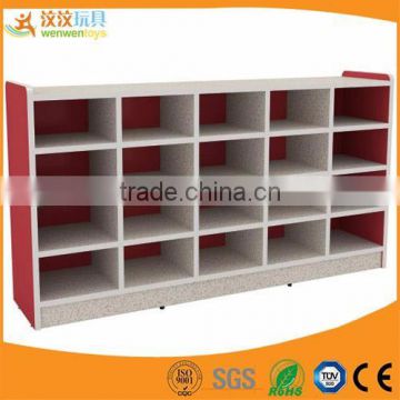 Children school furniture wooden shoes cabinet