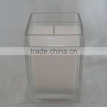 Aroma Pure Soy Wax Candle in Square glass jar for Christmas