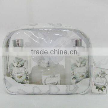 OEM pvc bag bath gift set